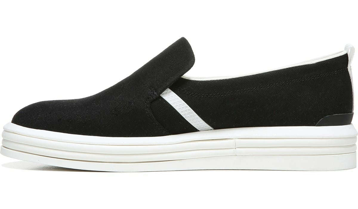 Franco Sarto Franco Maldives Slip On Sneaker Black Canvas