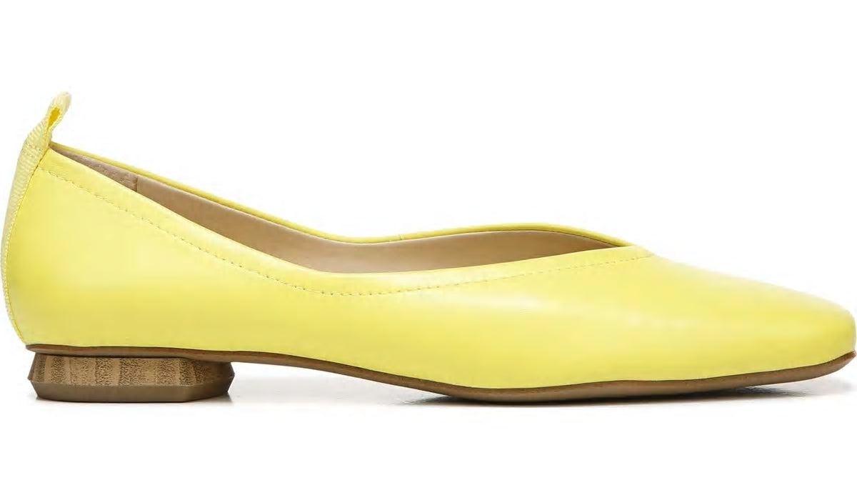 Franco Sarto Franco Ailee Flat Yellow Leather