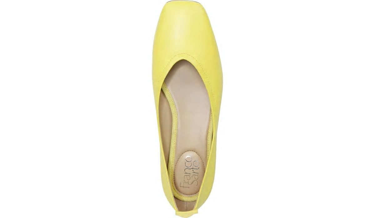 Franco Sarto Franco Ailee Flat Yellow Leather