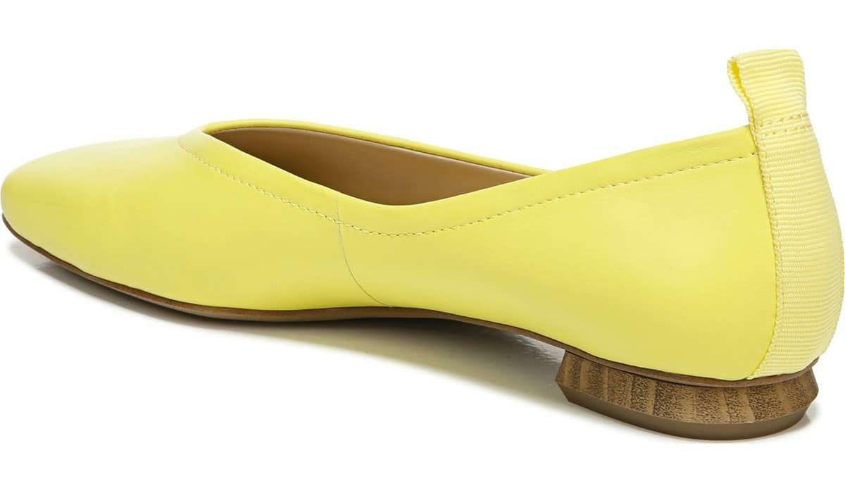 Franco Sarto Franco Ailee Flat Yellow Leather
