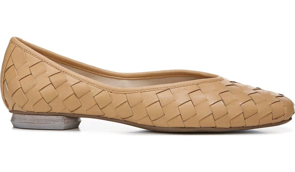 Franco Sarto Franco Ailee 4 Flat Camel Washed Faux Leather
