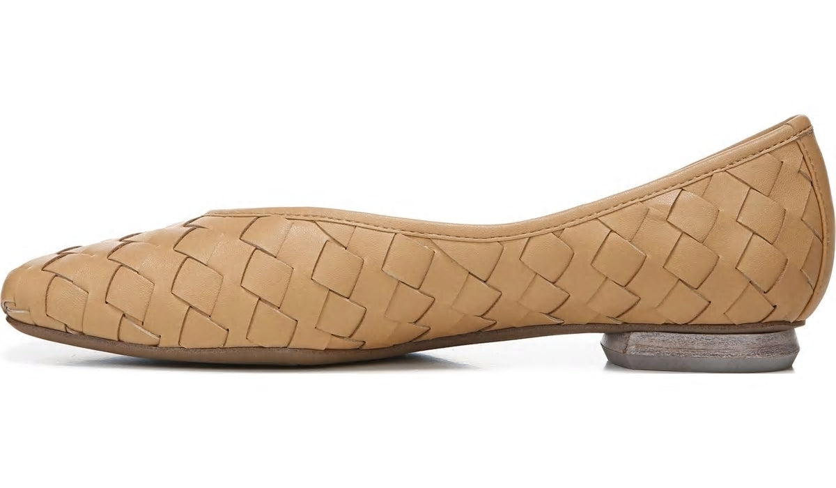 Franco Sarto Franco Ailee 4 Flat Camel Washed Faux Leather