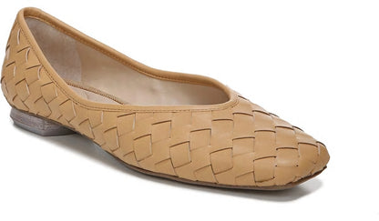 Franco Sarto Franco Ailee 4 Flat Camel Washed Faux Leather