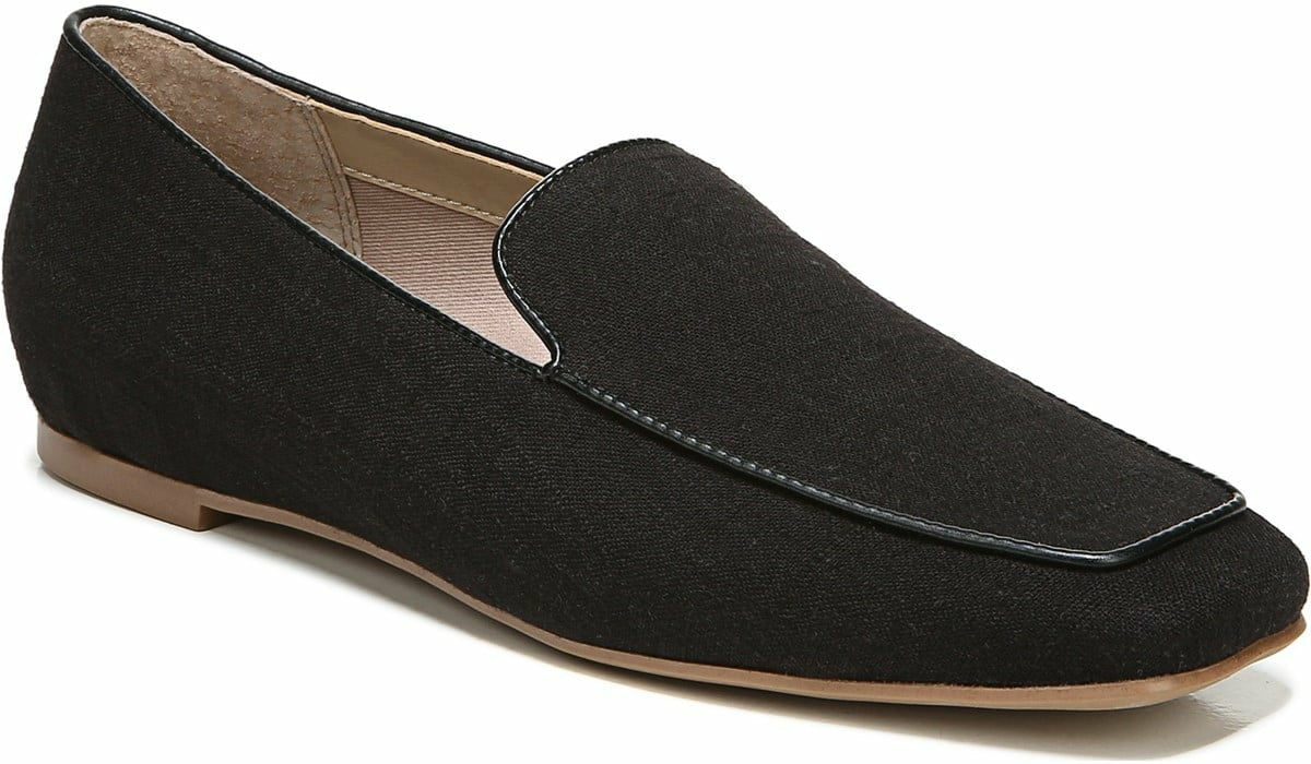 Franco Sarto Franco Averly 2 Loafer Black Linen