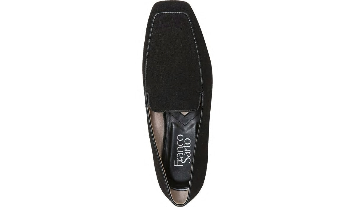 Franco Sarto Franco Averly 2 Loafer Black Linen