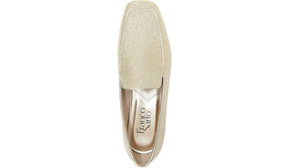 Franco Sarto Franco Averly 2 Loafer Pale Gold Raffia
