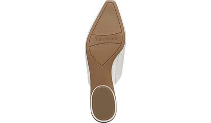 Franco Sarto Franco Bridget 2 Mule White Leather