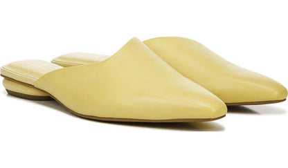 Franco Sarto Franco Bridget 2 Mule Light Yellow Leather