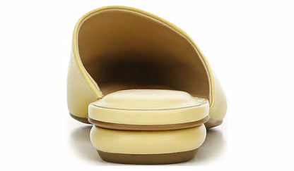 Franco Sarto Franco Bridget 2 Mule Light Yellow Leather