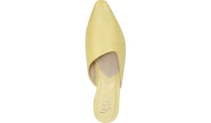 Franco Sarto Franco Bridget 2 Mule Light Yellow Leather