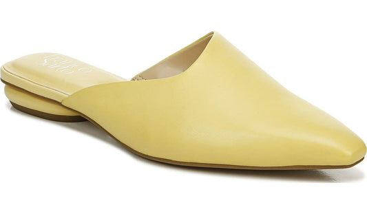 Franco Sarto Franco Bridget 2 Mule Light Yellow Leather