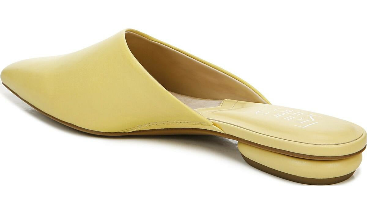 Franco Sarto Franco Bridget 2 Mule Light Yellow Leather