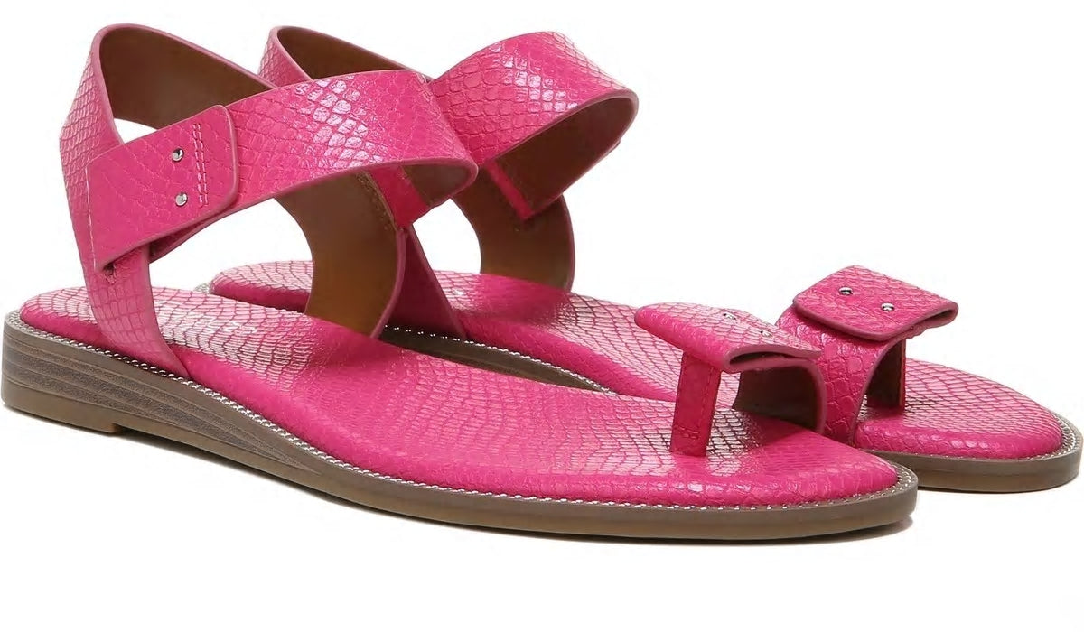Franco Sarto Franco Geranio Sandal Fushcia Snake Faux Leather