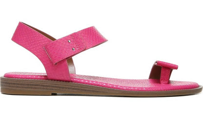 Franco Sarto Franco Geranio Sandal Fushcia Snake Faux Leather