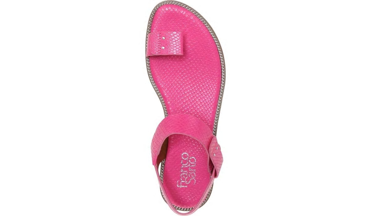Franco Sarto Franco Geranio Sandal Fushcia Snake Faux Leather