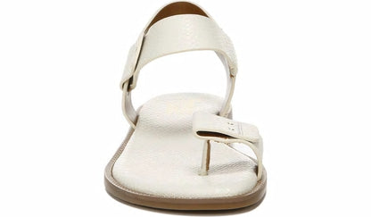 Franco Sarto Franco Geranio Sandal Linen Snake Print Faux Leather
