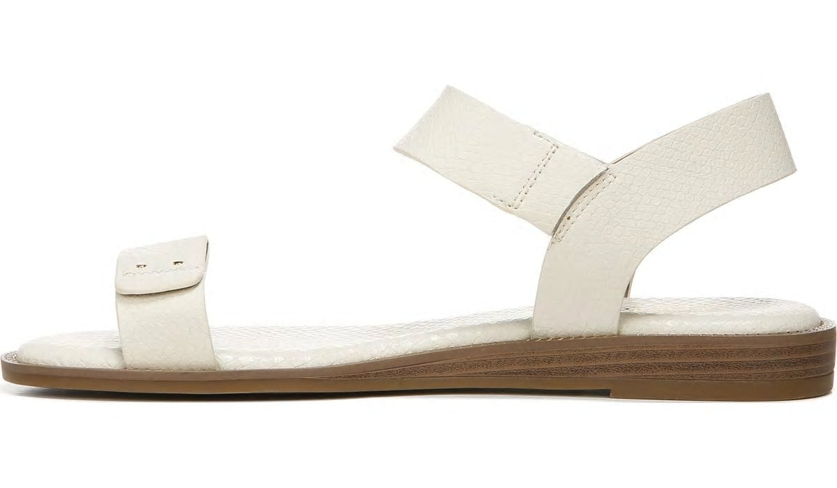Franco Sarto Franco Geranio Sandal Linen Snake Print Faux Leather