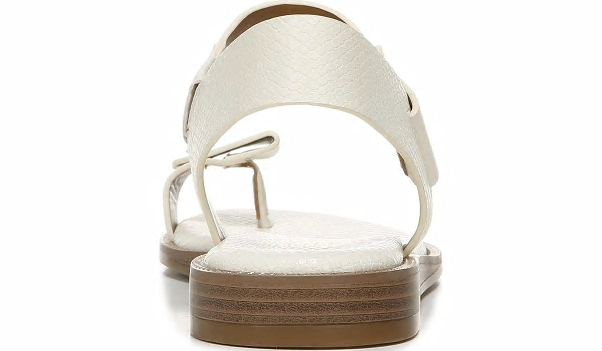 Franco Sarto Franco Geranio Sandal Linen Snake Print Faux Leather