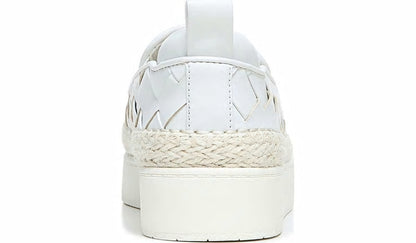 Franco Sarto Franco Homer 3 Platform Slip On Sneaker White Fabric