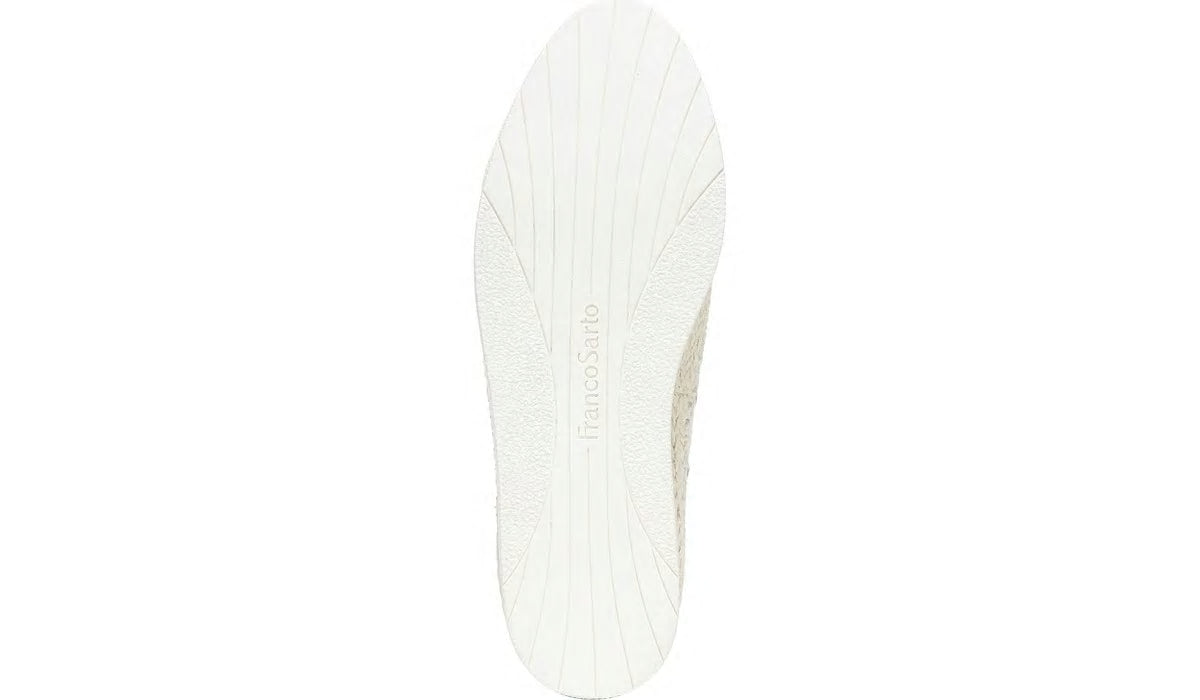 Franco Sarto Franco Homer 3 Platform Slip On Sneaker White Fabric