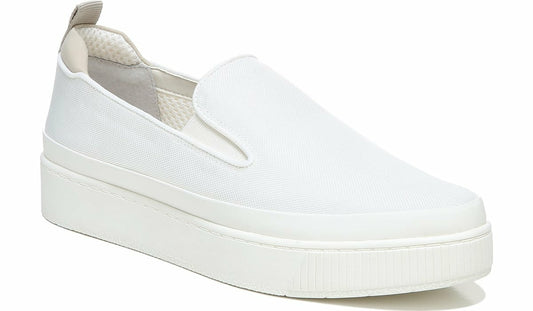 Franco Sarto Franco Homer 4 Platform Slip On Sneaker White Fabric