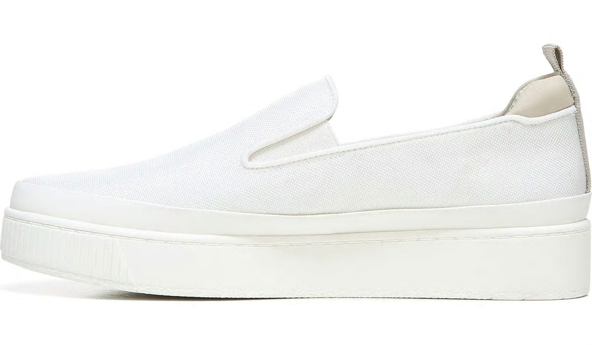 Franco Sarto Franco Homer 4 Platform Slip On Sneaker White Fabric