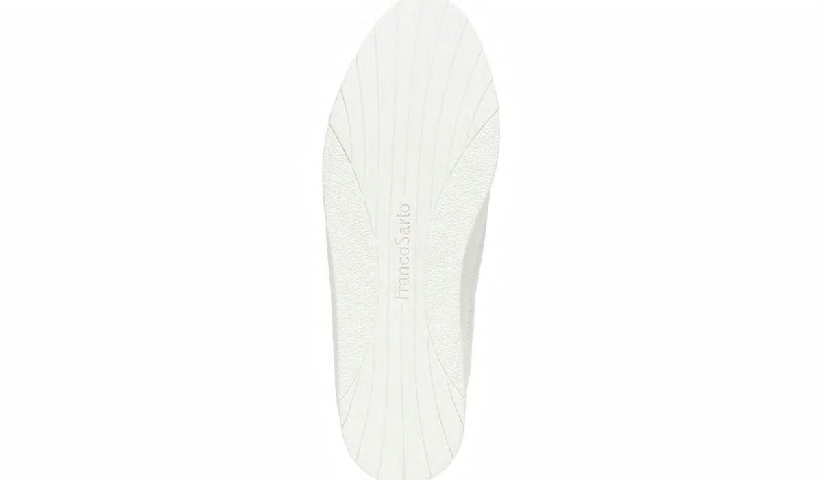 Franco Sarto Franco Homer 4 Platform Slip On Sneaker White Fabric