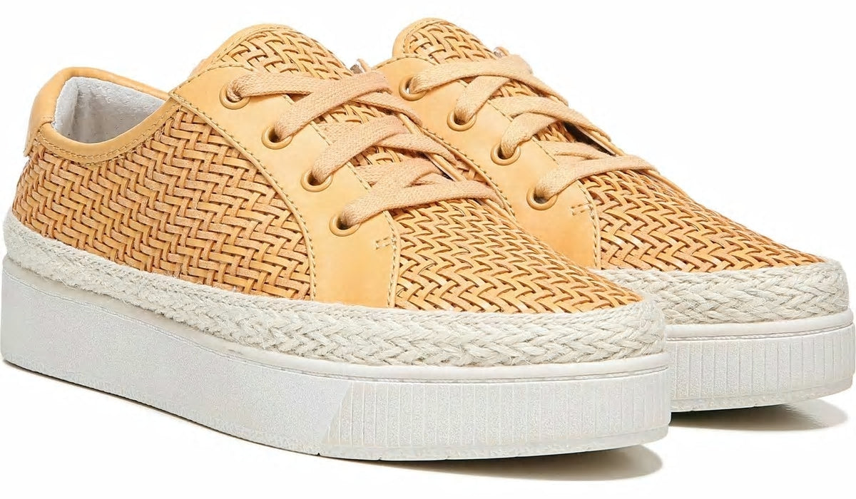 Franco Sarto Franco Hyria Platform Sneaker Cantaloupe Woven Leather
