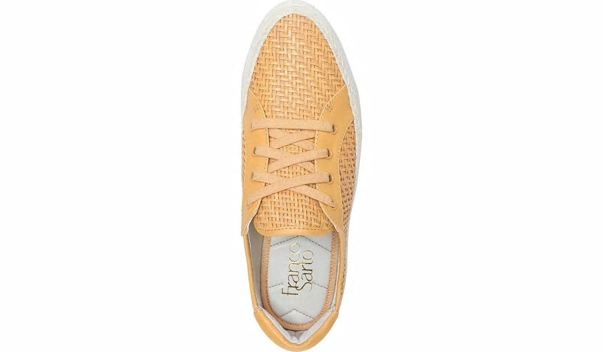 Franco Sarto Franco Hyria Platform Sneaker Cantaloupe Woven Leather