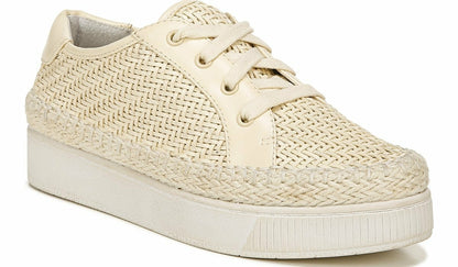 Franco Sarto Franco Hyria Platform Sneaker Milk Woven Leather