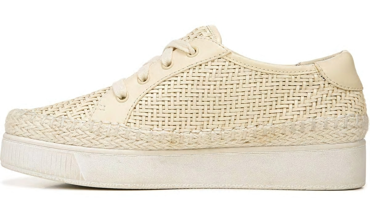 Franco Sarto Franco Hyria Platform Sneaker Milk Woven Leather