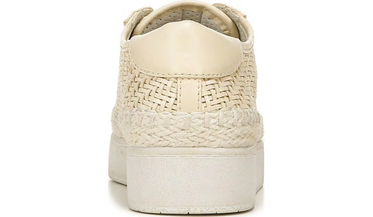 Franco Sarto Franco Hyria Platform Sneaker Milk Woven Leather