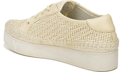 Franco Sarto Franco Hyria Platform Sneaker Milk Woven Leather