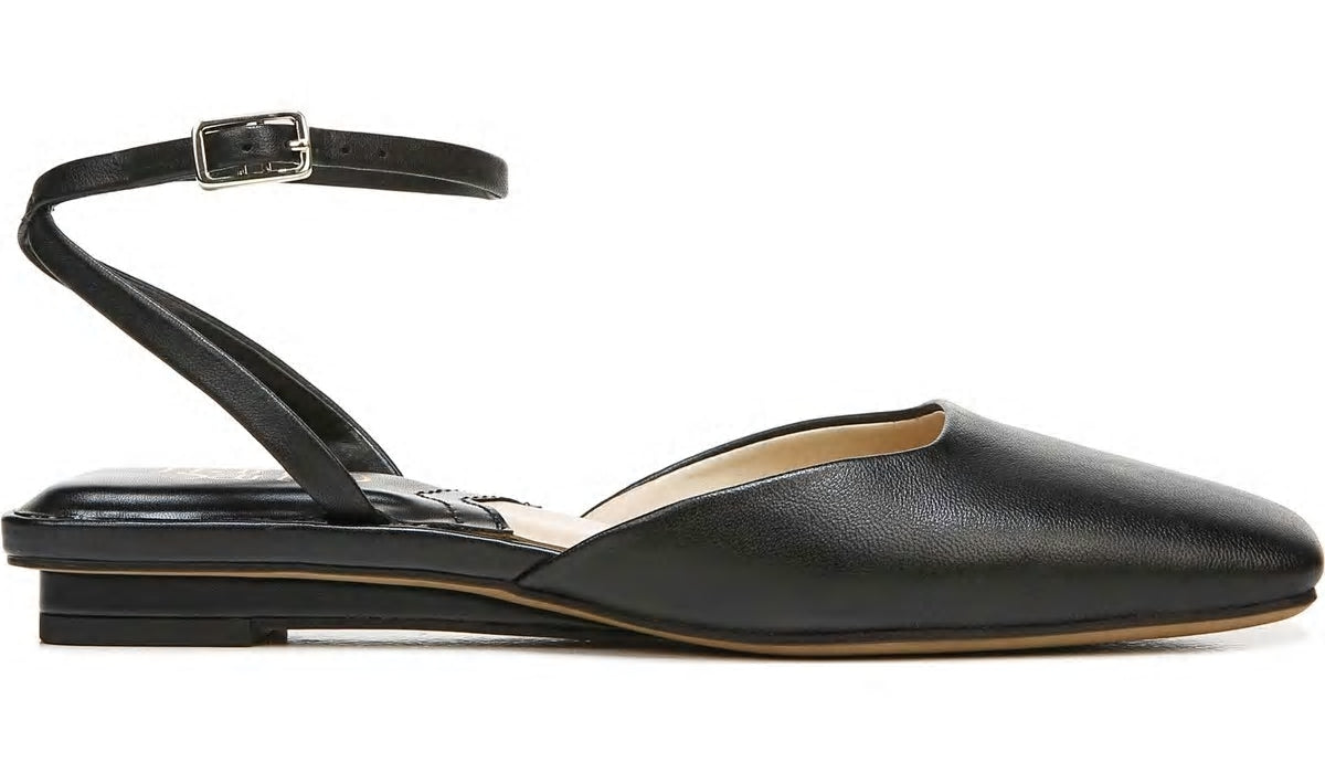 Franco Sarto Franco Jolee Flat Black Leather