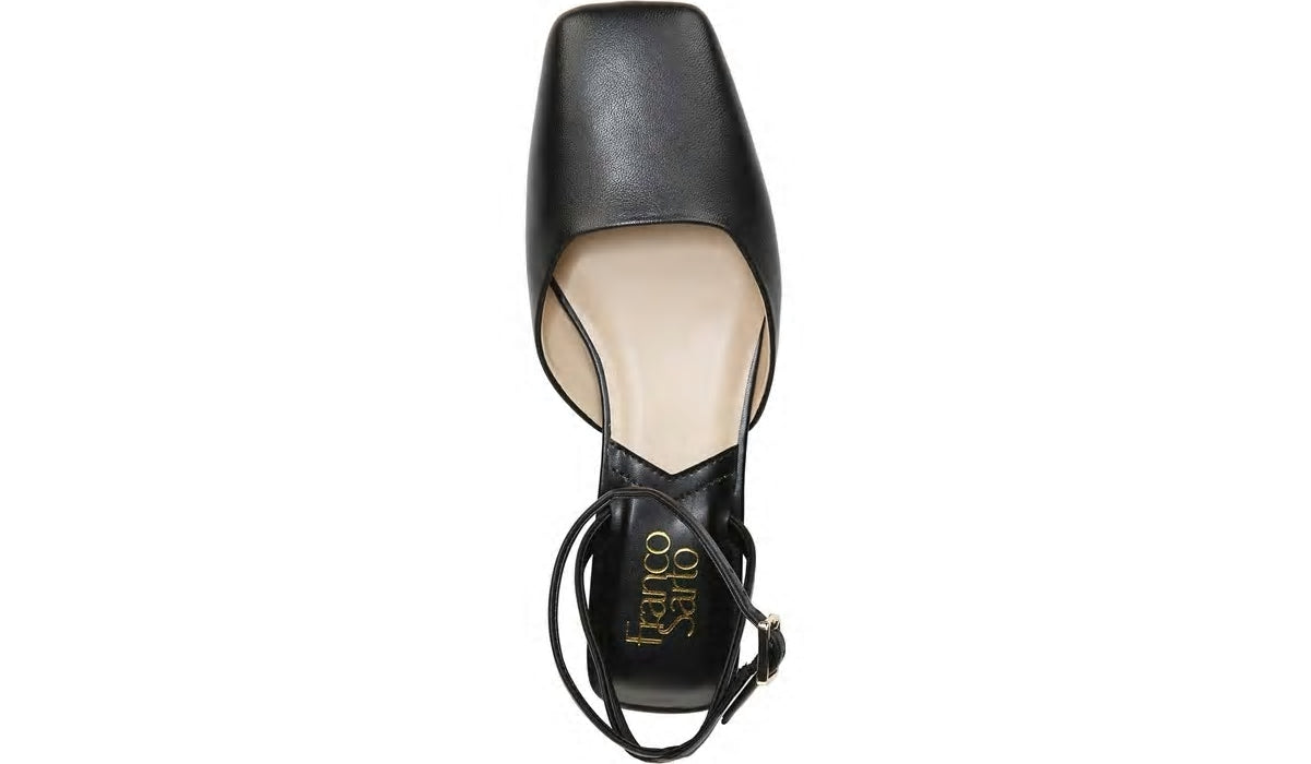 Franco Sarto Franco Jolee Flat Black Leather
