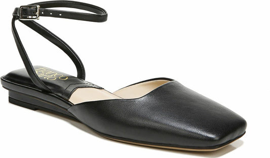 Franco Sarto Franco Jolee Flat Black Leather