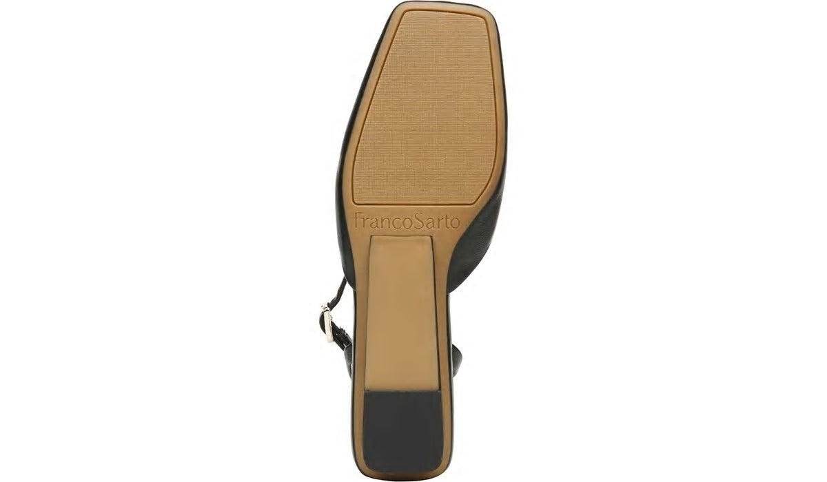 Franco Sarto Franco Jolee Flat Black Leather