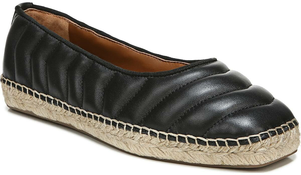 Franco Sarto Franco Kiya Slip On Black Leather