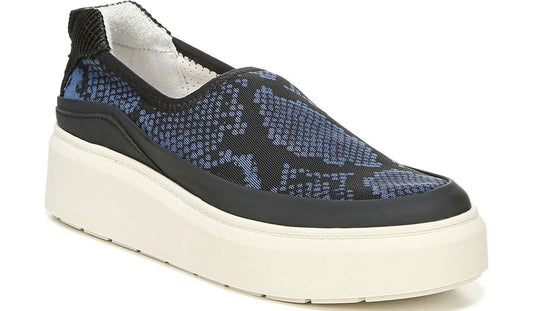 Franco Sarto Franco Lin Platform Slip On Sneaker Blue Fabric
