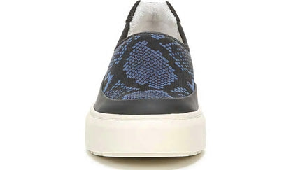 Franco Sarto Franco Lin Platform Slip On Sneaker Blue Fabric