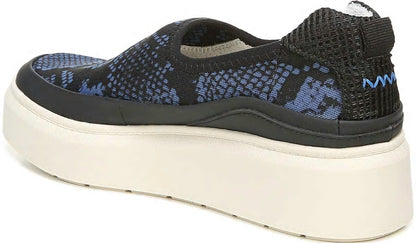 Franco Sarto Franco Lin Platform Slip On Sneaker Blue Fabric