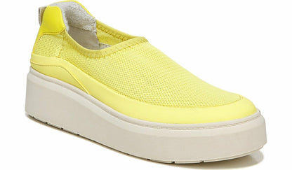 Franco Sarto Franco Lin Platform Slip On Sneaker Yellow Fabric