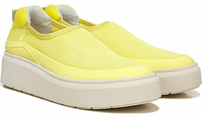 Franco Sarto Franco Lin Platform Slip On Sneaker Yellow Fabric