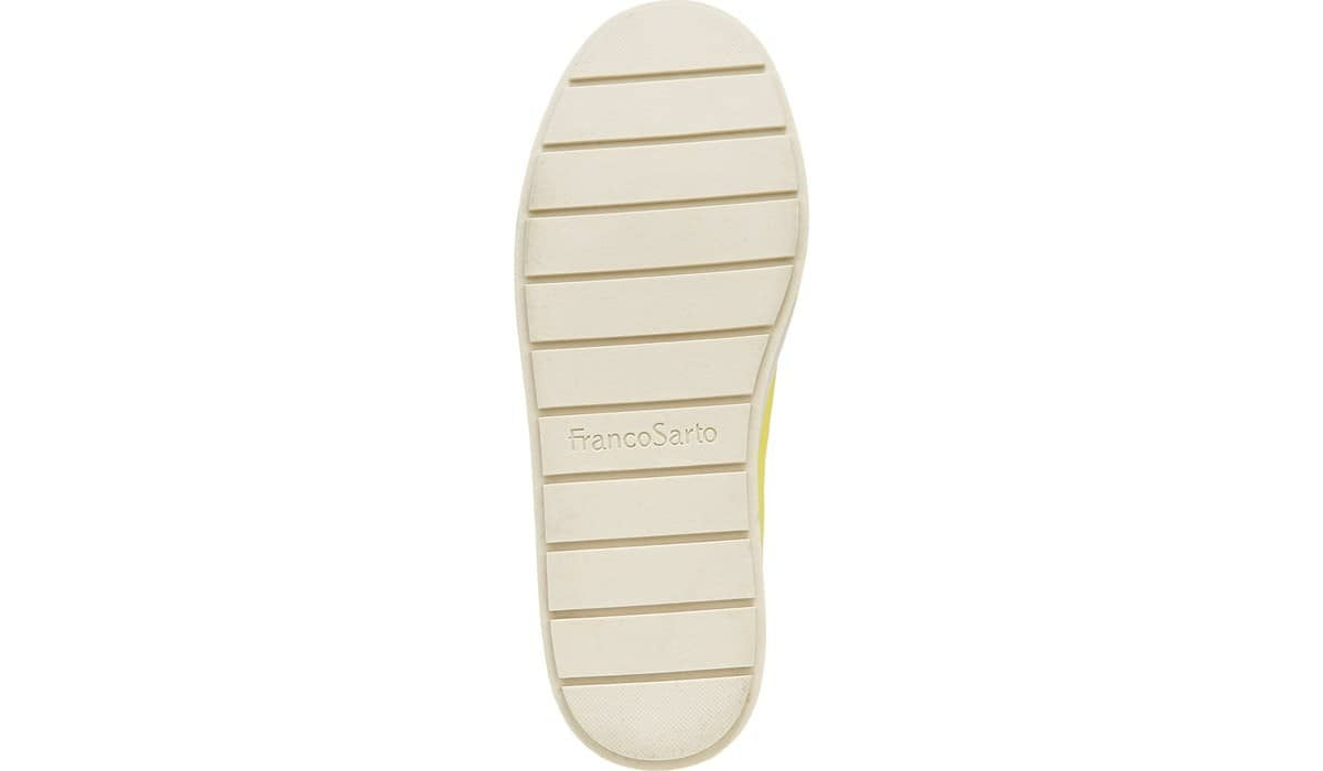 Franco Sarto Franco Lin Platform Slip On Sneaker Yellow Fabric