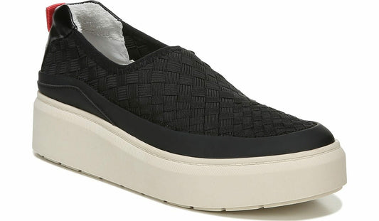 Franco Sarto Franco Lin 2 Platform Slip On Sneaker Black Mesh Weave
