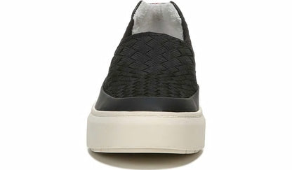 Franco Sarto Franco Lin 2 Platform Slip On Sneaker Black Mesh Weave