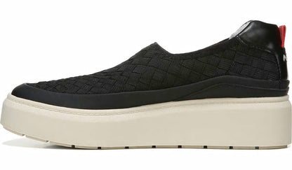 Franco Sarto Franco Lin 2 Platform Slip On Sneaker Black Mesh Weave