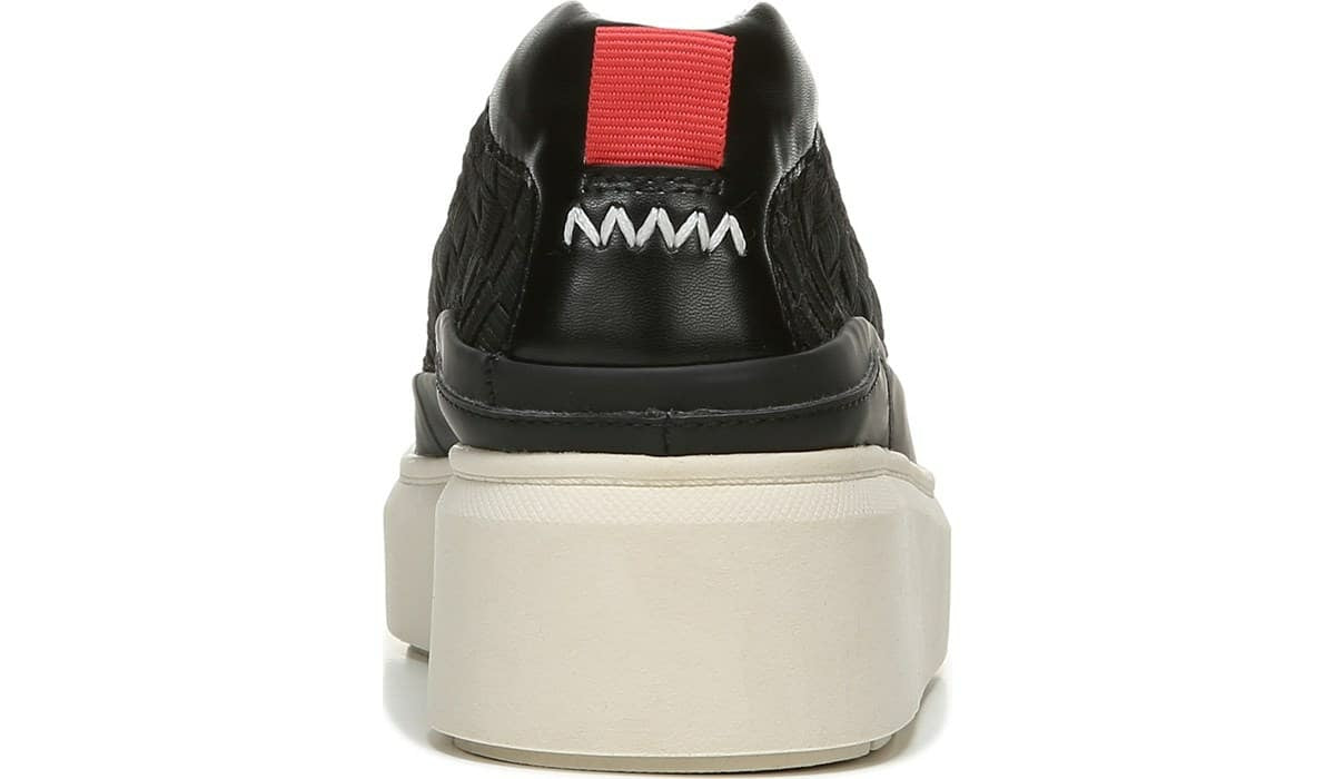Franco Sarto Franco Lin 2 Platform Slip On Sneaker Black Mesh Weave