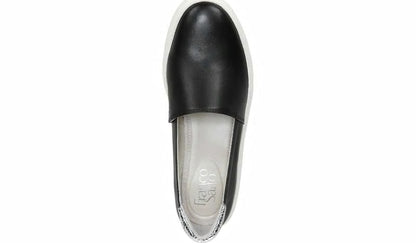 Franco Sarto Franco Lodi 2 Platform Slip On Sneaker Black Snake Print Faux Leather