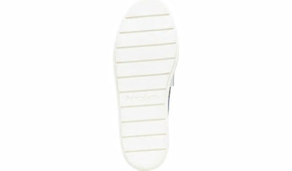 Franco Sarto Franco Lodi 2 Platform Slip On Sneaker Blue Multi Snake Faux Leather